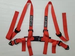 Sparco Racing Seat Belt Safety Harness Red 2-INCH 4-POINT Bolt-in Street Tuner. Fixed Price $125.00.