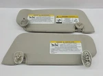 2007-2017 Jeep Compass Driver & Passenger Sun Visor Pair Set Gray Cloth. Fixed Price $99.75.