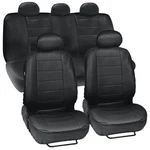 Prosyn Black Leather Auto Seat Covers Ford Mustang Full Set Car. Fixed Price $49.90.
