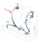 New Audi Q5 Rear Seatbelt Original No Duties. Fixed Price $276.53.