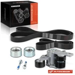 A-premium 4X Serpentine Belt Drive Component Kit For Freightliner 122SD Cascadia. Fixed Price $175.99.