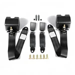 2X 3 Point Safety Adjustable Seat Belt Black Vehicle For Honda Accord. Fixed Price $49.99.