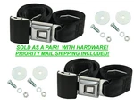 X2 Empi 3844 Universal Lap Belt Vw Dune Buggy Ghia Thing Trike Baja Hot Rod. Fixed Price $90.07.