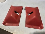 1979 Ford F100 Truck Rh Lh Pair Seatbelt Retractor Cover Red D6TB-1060230-AWE. Fixed Price $99.00.