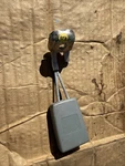 2004-2006 Vw Phaeton Rear Right Seat Belt Buckle Receiver 3D0857740E Grey V20. Fixed Price $30.00.