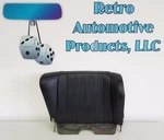 Nice Used Orig. Porsche 911 912 Targa Passenger Rear Seat Back Black Leatherette. Fixed Price $175.00.