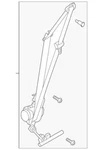 Genuine Ford Seat Belt Assembly DG9Z-54611B09-AF. Fixed Price $260.09.