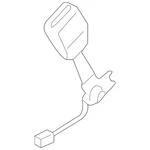 Genuine Mazda Buckle EGY1-57-680A-02. Fixed Price $70.27.