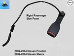 868429Z494 02 03 04 Nissan Xterra Frontier Right Buckle. Fixed Price $44.10.