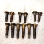 1967 1968 Ford Seat Belt BOLTS---7/16 -20- 1/2 And Inch Hex Head, Shoulder. Fixed Price $75.00.