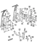 Genuine Mopar Buckle Half Seat Blt 5GW281DVAC. Fixed Price $54.84.
