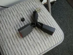 Black 03-08 Ford Crown Victoria Police Rear Seat Belt Buckle. Fixed Price $59.00.