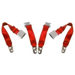 Seat For Porsche 912 Driver Passerger 2PT Non Retractor Lap Belts 67". Fixed Price $176.47.