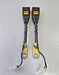 Very Nice Pair Used Original Porsche 911 912E 930 Seat Belt Receivers #13. Fixed Price $175.00.