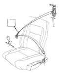Volvo 9449770 Seat Belt Lap And Shoulder (left, Front). Fixed Price $400.00.