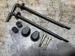 Bmw E36 Front Seat Belt Bars Left Right Set Passenger Driver M3 325IS 328IS. Fixed Price $34.99.