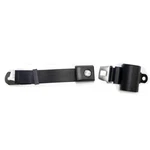 Scott Drake SB-BK-65-PBSB Black Retractable Seat Belt With Starburst Pushbutton. Fixed Price $108.95.