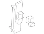 Genuine Honda Adjuster Shoulder Slide *NH220L* (clear Gray) 81460-S6D-E01ZA. Fixed Price $59.61.