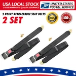 2PACK Universal Truck Car Lap Seat Belts Point Adjustable Single. Fixed Price $15.89.