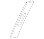 Genuine Honda 2015-21 Fit Cover, Slider *NH882L*(PLATINUM Gray) 81462-T5A-J00ZB. Fixed Price $12.14.