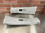 03-06 Mitsubishi Lancer Evolution 8 Seat Belt Covers Trim Pillar Pair Set. Fixed Price $54.99.