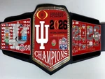 Indiana Hoosiers 2025-2026 College Football Playoff National Champions Belt. Fixed Price $59.99.