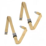 Chevy Truck 1967 - 1972 Airplane 2PT Tan Lap Bucket Seat Kit Belts. Fixed Price $89.95.