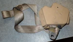 1984-1993 Corvette C4 Drivers Side Beige Seat Belt, Does Not Work. Fixed Price $18.99.