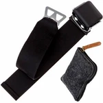 Southwest Airlines Type Airplane Seat Belt Extender + Zipper Pouch Fast S&h!. Fixed Price $13.95.