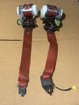 08-14 Mercedes C250 Front Driver Passenger Seat Retractor Red Belts. Fixed Price $254.50.