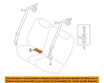 Hyundai Oem 12-17 Accent Rear Seat Belts-buckle Right 898401R500RY. Fixed Price $74.95.
