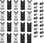 20 Pcs Buckle Spring Hook Belt Clip Holster Sheath Metal Mini Double. Fixed Price $27.95.