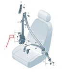 New Audi A7 Sportback Front Left Seatbelt 4G8857705G87R No Duty To. Fixed Price $536.49.