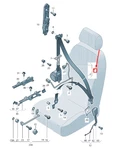 New Audi RS3 Front Left Seatbelt 8V5857705MV04 No Import Duties To. Fixed Price $536.49.