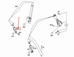 New Mercedes-benz Ml W166 Rear Centre Seat Belt Buckle A1668601069. Fixed Price $126.99.