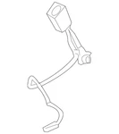 Genuine Mazda Buckle BBY4-57-680-02. Fixed Price $86.37.