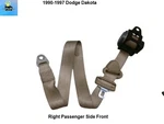 5FZ48RK5AA 1997 2000 Dodge Dakota Right Front Retractor. Fixed Price $99.00.