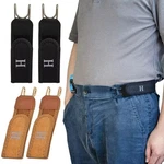 2PCS Tactical Metal Hook Elastic Belt Buckle-less Invisible Waist Closure. Fixed Price $5.69.