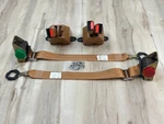 1988-1994 Gmc Chevy C/k Extended Cab Oem Complete Rear Seat Belt Set *brown*. Fixed Price $217.49.