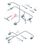 Audi Q8 4MN Front Right Seat Belt Warning System Harness 4M0971365BC. Fixed Price $99.07.