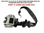 2020-2026 Ford Explorer Rear Right Side Seat Belt Black LB5B-S611B68-AH. Fixed Price $45.00.