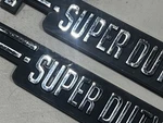 92-93-94-95-96-97 Ford F-super Duty Front Fender Emblem Pair Oem. Fixed Price $85.00.