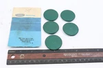 1976-1981 Nos Green Plastic Plugs 5/8" Diameter Ford# D6AZ-65611B32-C. Fixed Price $13.47.