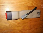 Nos 2000 2001 Ford F150 Seat Belt Buckle End Lh YL3Z-1561203-BAA Med Parchment. Fixed Price $74.99.