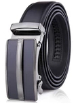 Microfiber Leather Mens Ratchet Belts For Adjustable Automatic Buckle. Fixed Price $19.99.