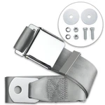 Retrobelt Gray Aviation Lap 60" With Hardware. Fixed Price $42.99.