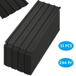 33 Pcs Panels Galvanized Steel Hardware Metal Roofing Sheets Wall. Fixed Price $199.89.