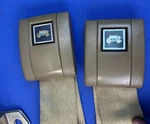 1967-1972 Chevrolet Gm Seat Lap Belt Buckles Robbins 312 6704 Tan Carriage Usa. Fixed Price $100.00.