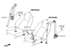 Oem 88840-CV000WK Black Front/right Seat Belt Buckle Ups For Kia Ev 2022 2023. Fixed Price $89.96.