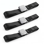Jp Commando 1966 - 1973 Airplane 2PT Black Lap Bench Seat Kit Belts. Fixed Price $136.50.